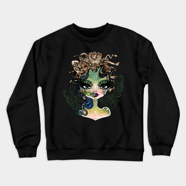 Medusa [INKTOBER] Crewneck Sweatshirt by natieep